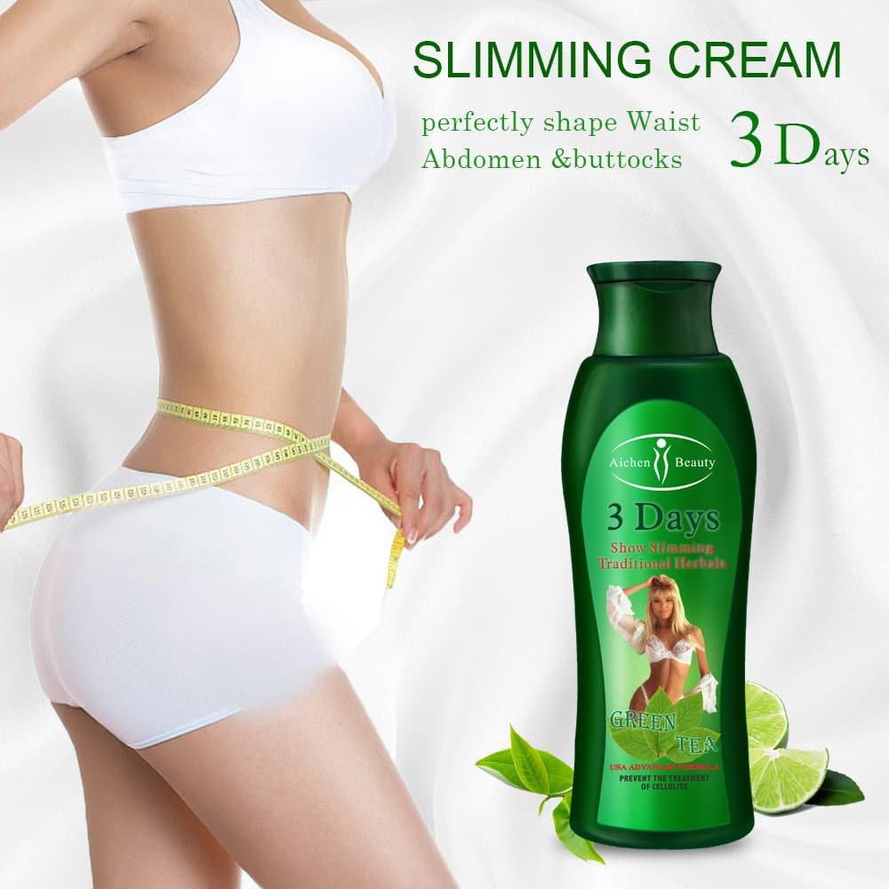 Cross-border Aichun Green Tea Slimming Cream Body Massage Heating Shaping and Slimming Cream Wholesale