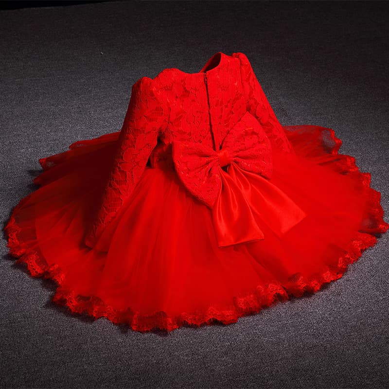Princess Dress for Girls Long Sleeve Gown 2023 New Children's Fall Dress Little Girl Tulle Dress for Toddlers and Kids