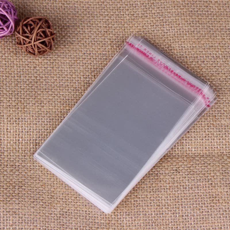 Factory Stock OPP Bags Transparent Clothing Packaging Bags 5 Mil Self-Adhesive Plastic Seal Bags Wholesale