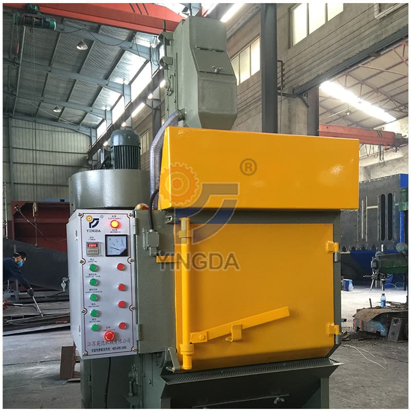 Q324 crawler-type shot blasting machine for die castings, crawler shot blasting equipment, fully automatic shot blasting E18