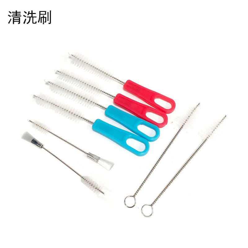 Factory Wholesale Icing Nozzle Cleaning Brush Nylon Cleaning Brush Double-Ended Cleaning Brush Icing Nozzle Umbrella Brush