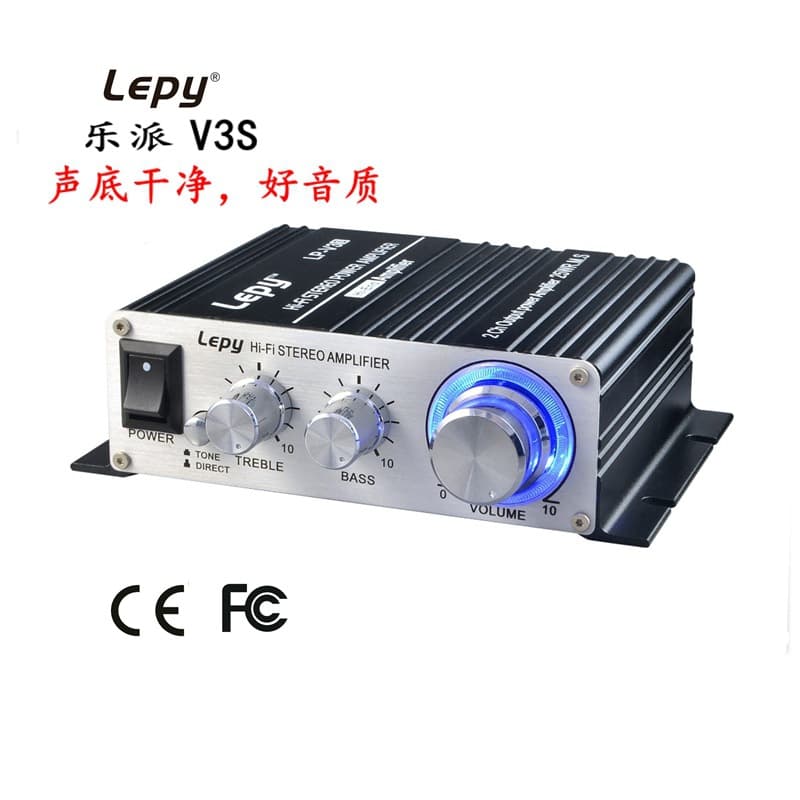 Lepy V3 Mini Amplifier 12v Amazon Hot Platform Sales Power Amplifier Home Appliance Compact Size High Power Output