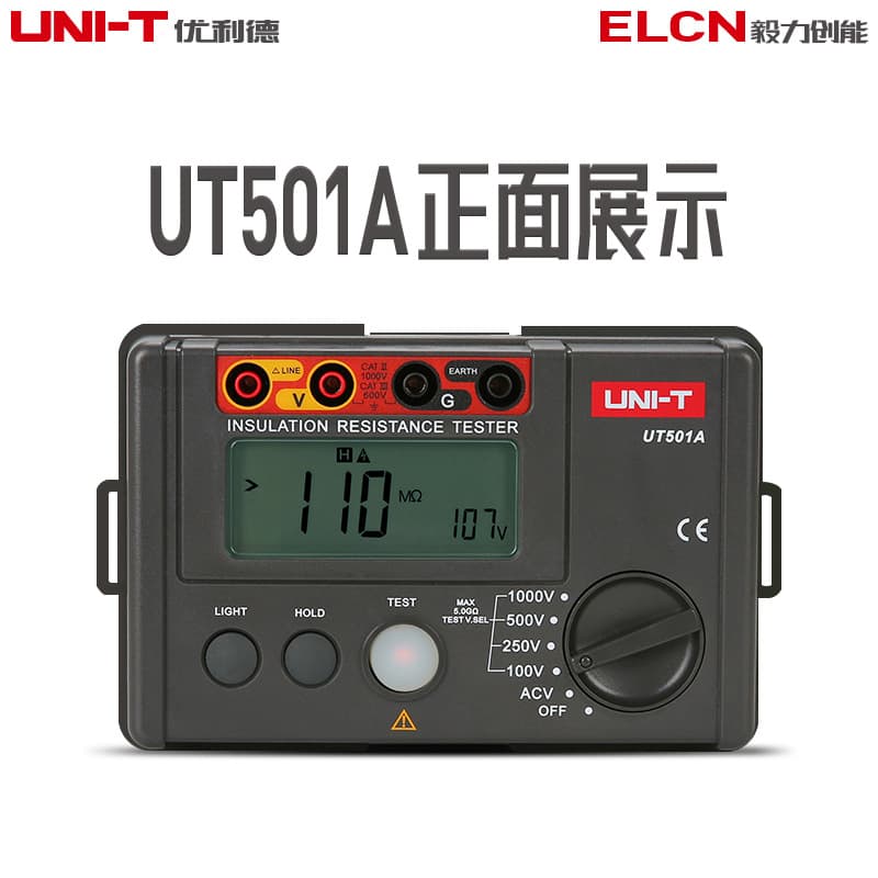 Insulation Resistance Tester UNI-T UT501A UT501C Digital Megohmmeter Insulation Resistance Meter