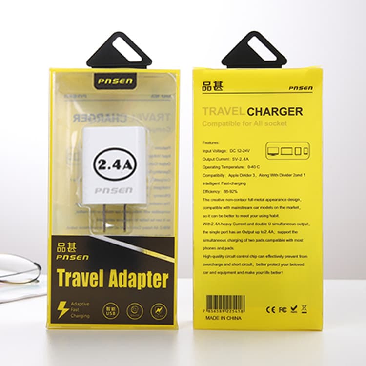 Pnsen Pinsheng 2A Fast Charger Smart Compatible Huawei Xiaomi Apple Smartphones Factory Direct