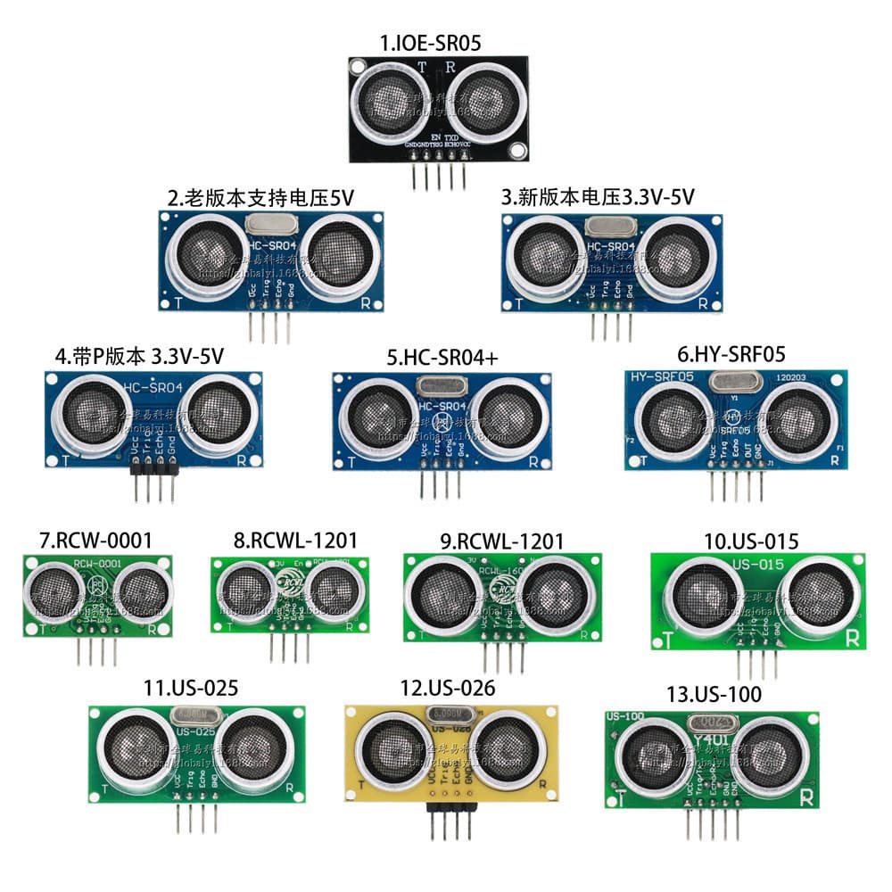 The HC-SR04 ultrasonic ranging module uses an ultrasonic sensor compatible with UNO R3/51/STM32.