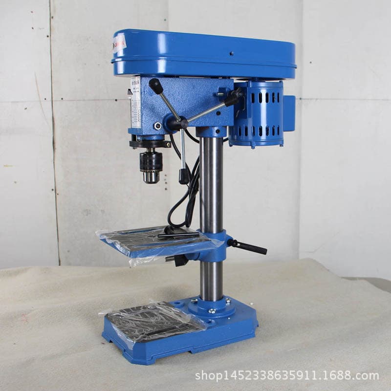 Factory Direct Sales Household 220V Small Bench Drill Zj4113 Bead Drill Machine Woodworking Small Electric Bench Drill Desktop Drill Machine