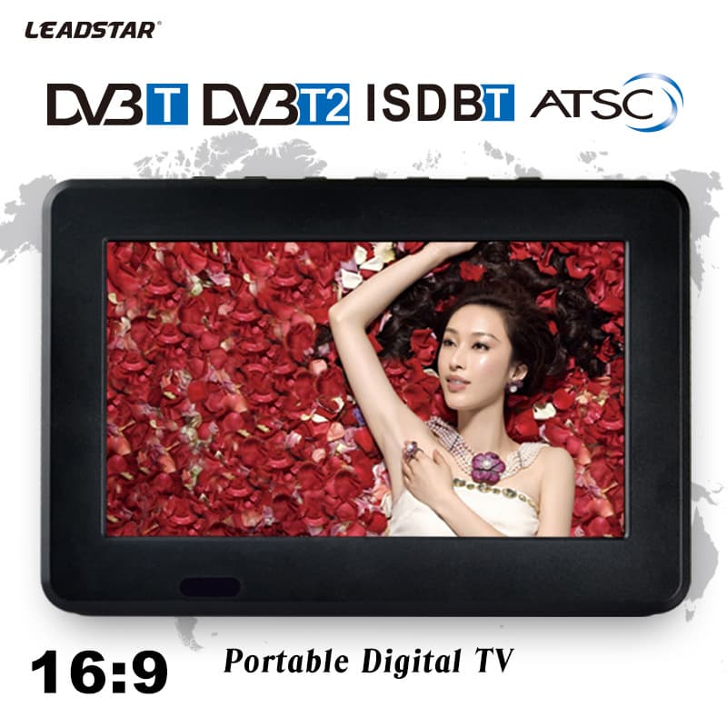 HD LCD TV Player Car TV Vehicle Display Kitchen Camping Bathroom Outdoor Advertising Machine