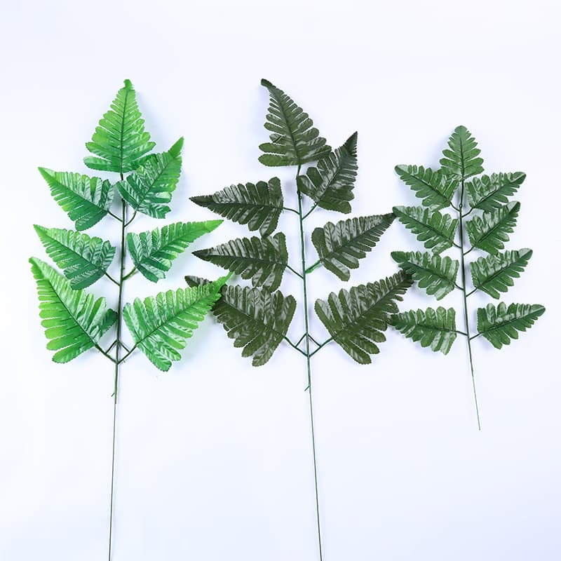 Large Seven-pronged Persian Leaf Single-piece Artificial Leaf Indoor Wedding Decoration Flower Arrangement Accessories