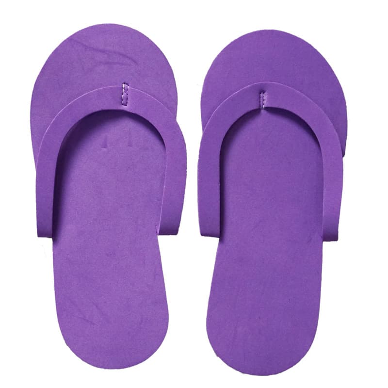 Disposable thread slippers portable EVA manicure women's shoes colorful eva folding slippers manicure hotel home