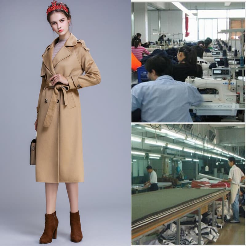Children's and Women's Wool Coat Fashion Dress Sample and Pattern Development, Prototyping, Guangzhou Premium Women's Garment Factory