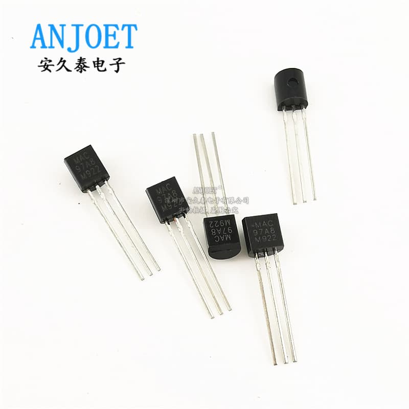 Brand New Genuine MAC97A8 97A8 Bidirectional Thyristor 0.6A 600V TO-92 Through-Hole Triode