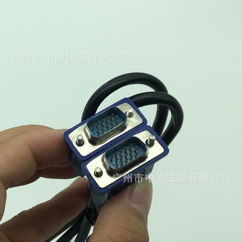 3+6 VGA Cable 3+5 VGA Video Cable for Computer TV Monitor Projector 1.5m 3m 5m 10m