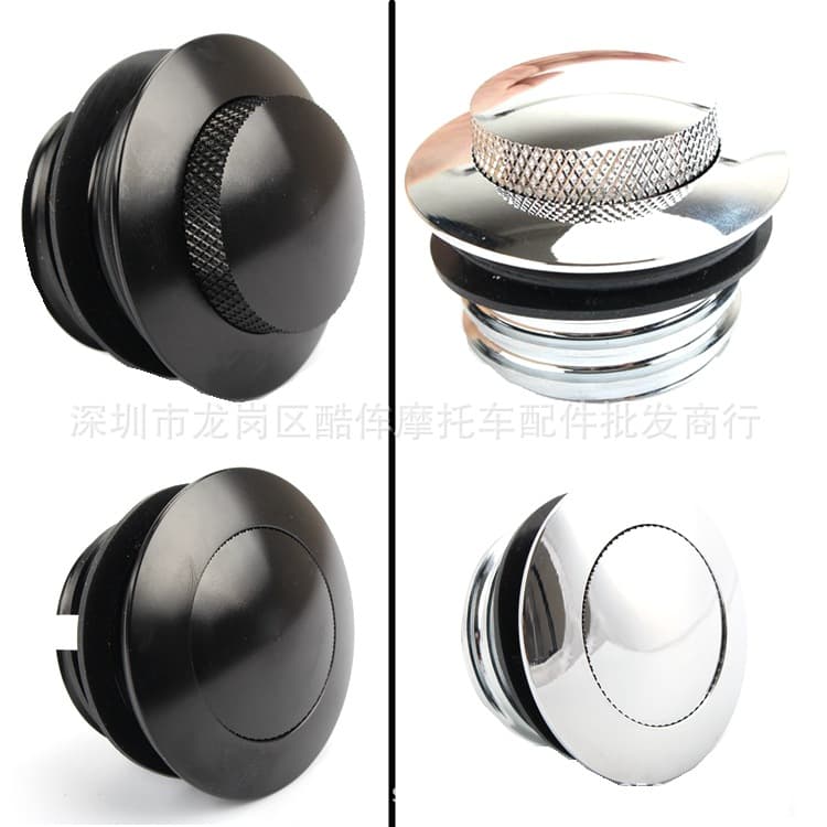 Motorcycle Modification Chromium Alloy Oil Tank Popper Air Top Cover 82-2018 Suitable For Harley Gliding Sport