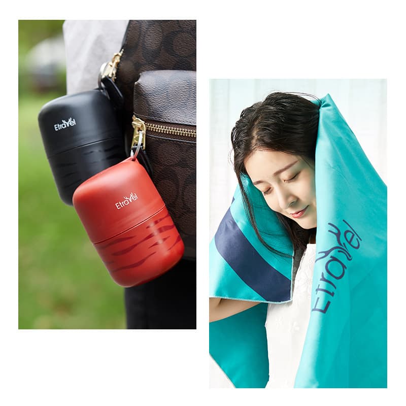 Hayan Sports Quick-Dry Towel Beach Towel Double-Sided Flannel Bath Towel Portable Toiletry Gift Hot-Selling Cross-Border Product