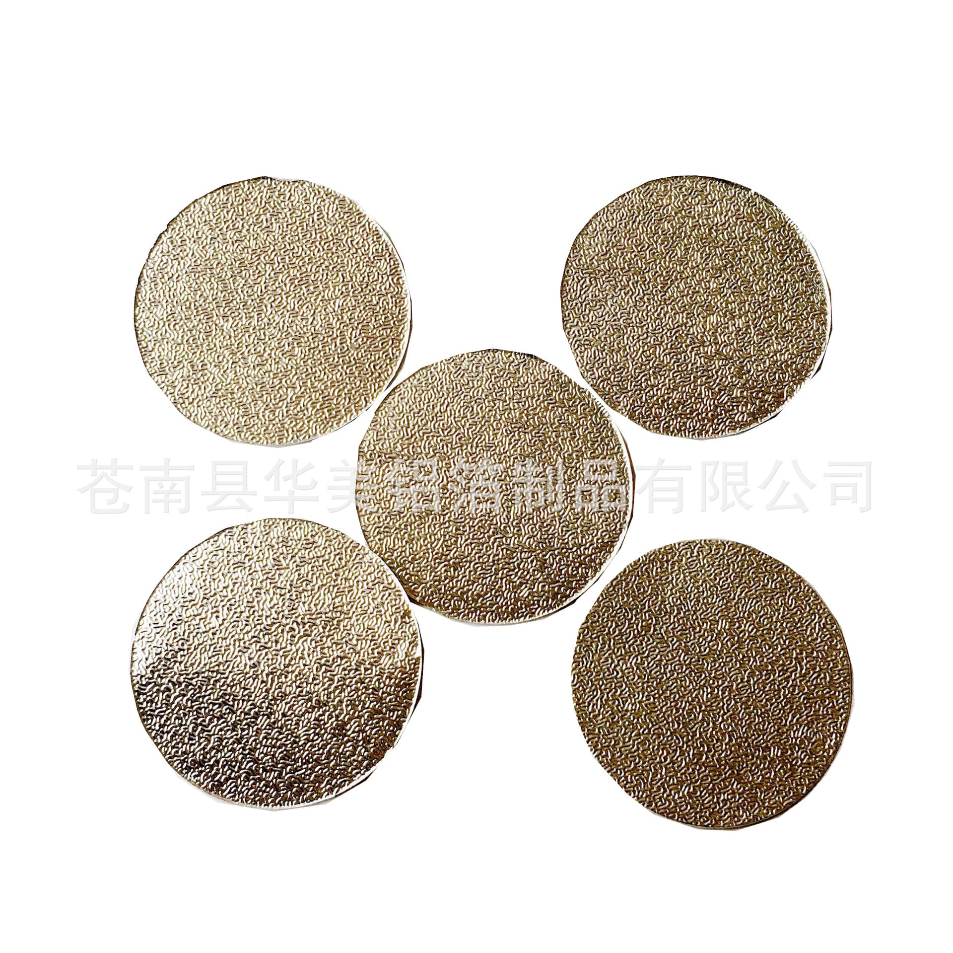 Aluminum Foil Composite Sealing Film PE Bottle Heat Seal Film Custom Round Embossed Beer Pattern Pure Aluminum Foil Composite Seal