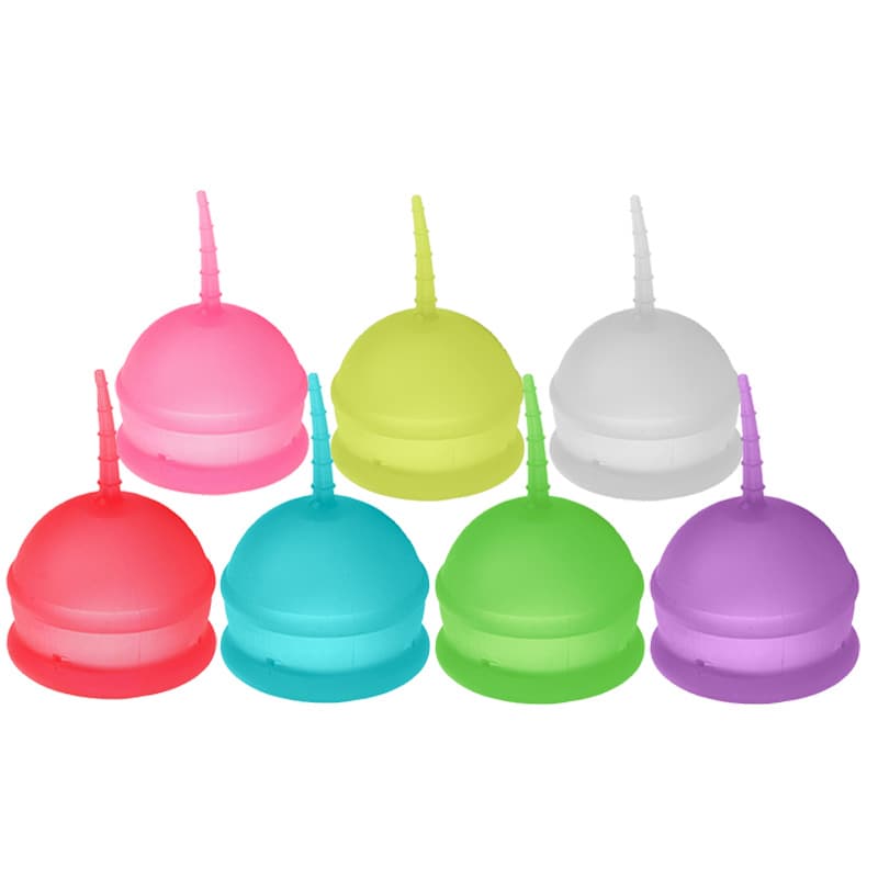 Cross-border stock silicone menstrual cup, female menstrual care companion, menstrual cup alternative to sanitary pads, free shipping