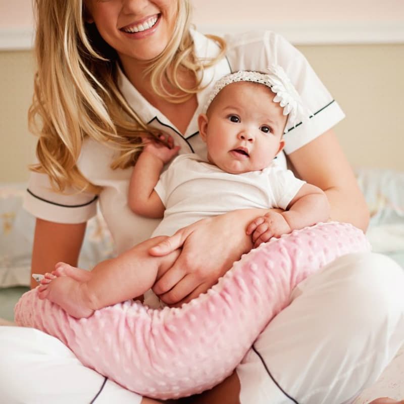 Ultra Soft U-Shaped Nursing Pillowcase Multi-Functional Sitting Pillowcase Baby Feeding Pillowcase Suitable for All Seasons
