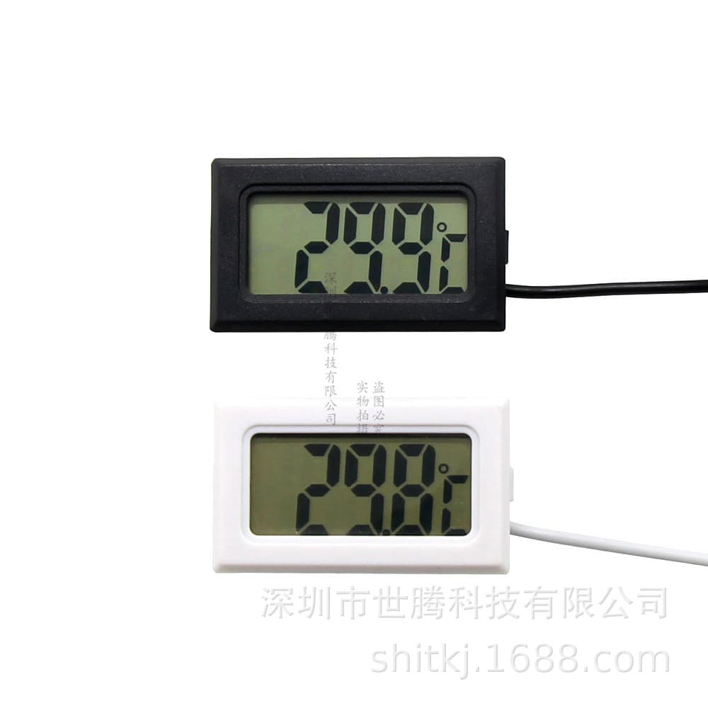 Embedded Electronic Digital Thermometer for Aquarium and Refrigerator Water Temperature Meter with Waterproof Probe FY-10