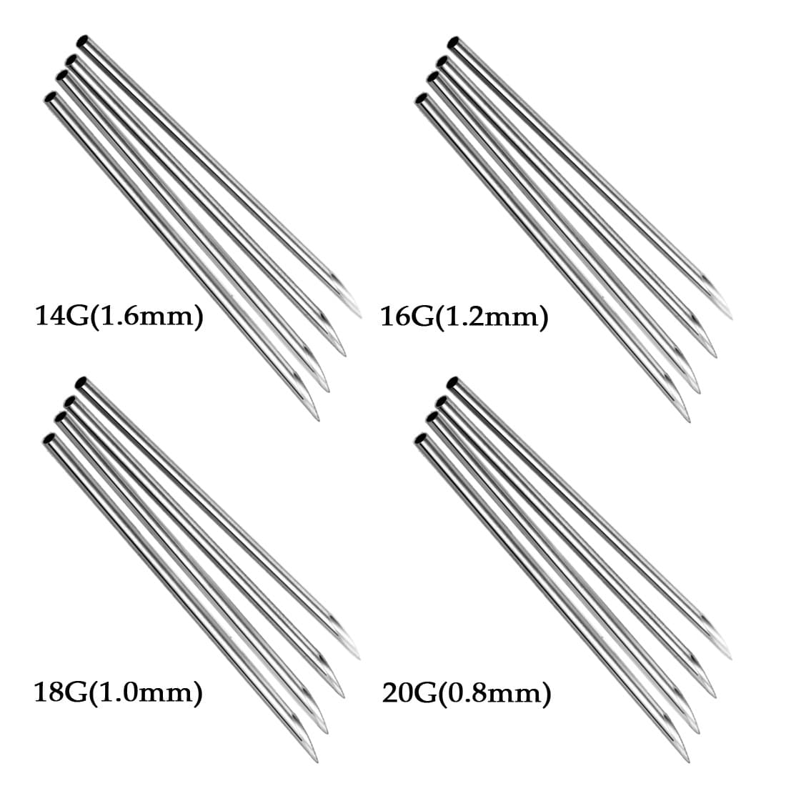 Wish Amazon Umbilical Ring Nose and Lip Nail Puncture Needle Tool 10 Pack Disposable Sterilization Bag Hygienic Puncture Needle