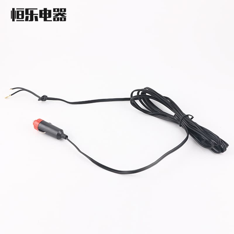 Cross-border Cigarette Lighter Cable Cigarette Lighter Plug Universal High-Power Air Pump Power Connection Cable