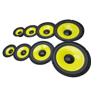 Car Subwoofer Speaker 5 Inch 6 Inch 8 Inch Car Audio Modification Full-Range Speaker Subwoofer Driver for Vehicle