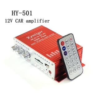 HY-501 Car Motorcycle Small Amplifier 12V Phone Computer DVD Amplifier Home Car Mini Amplifier