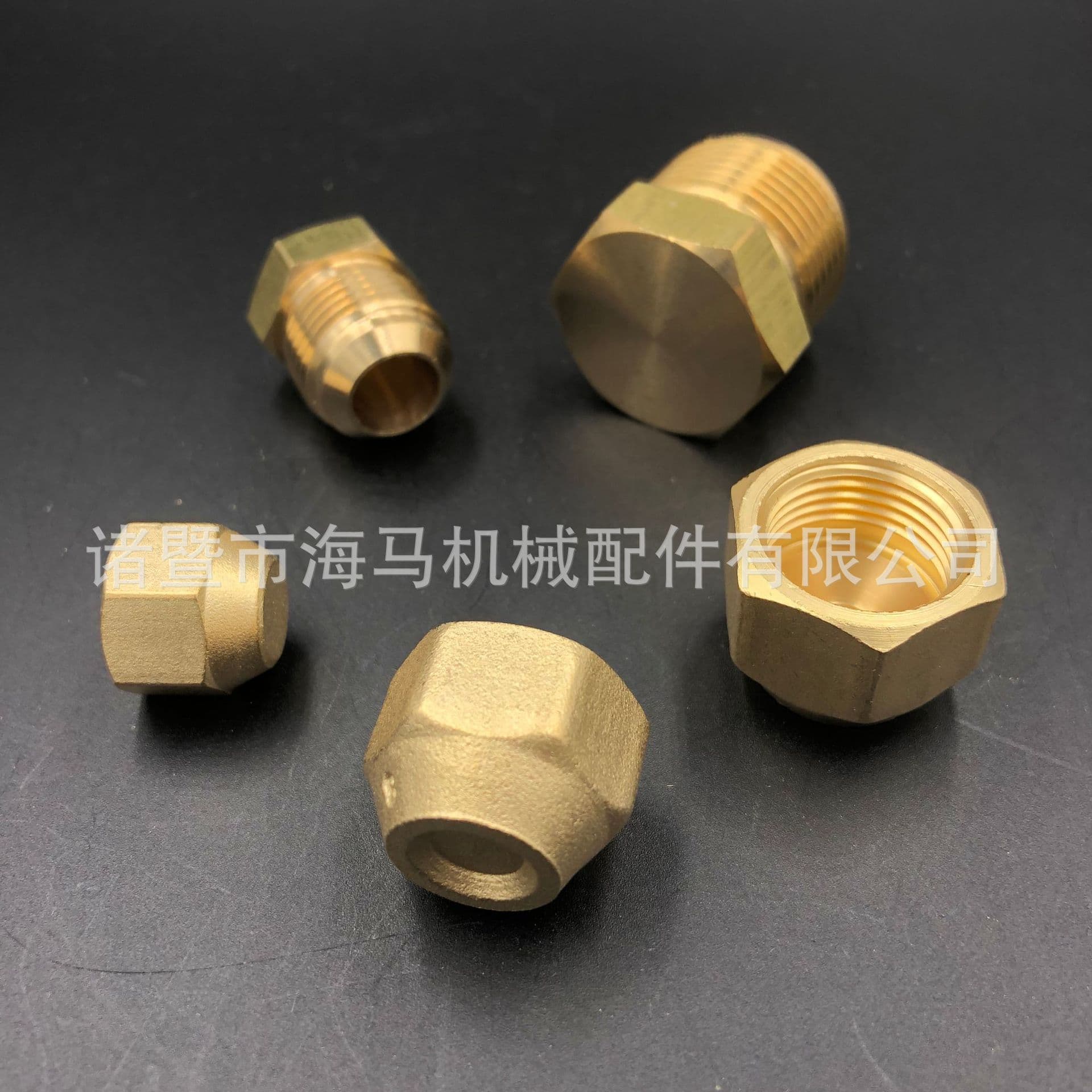 Flared Internal Thread Copper Nut for AC, Copper Plug, Stop Valve Cap, Sealing Cap, and Copper Cover