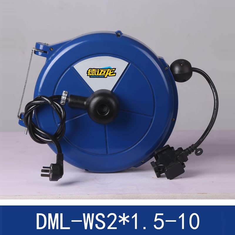 Factory Supply Specialized Automotive Maintenance Equipment Electric Drum Cord Reel, Car Beauty Repair Tools, Retractable Hose Reel