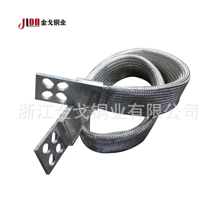 Factory direct supply of tinned copper braided wire soft connection, flexible copper strip, equipment copper conductive tape, transformer copper soft connection