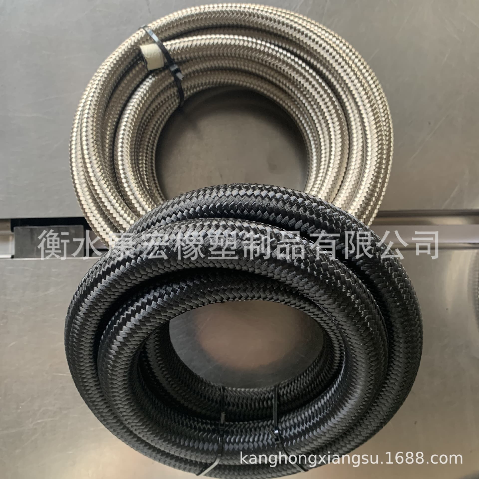 Car Modification An4-an20 Oil Cooler Tube 304 Stainless Steel Wire Braided Oil Pipe/black Nylon Pipe