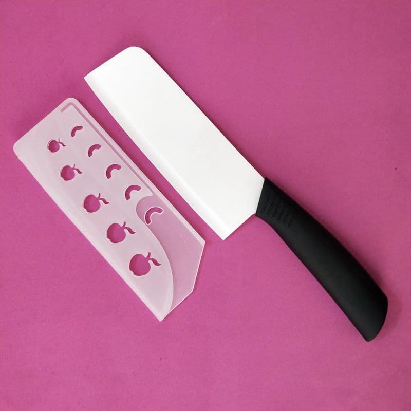 Manufacturer Promotion Ceramic Kitchen Knife, 6.3-inch Ceramic Knife with Sheath, Multiple Color Handles Available