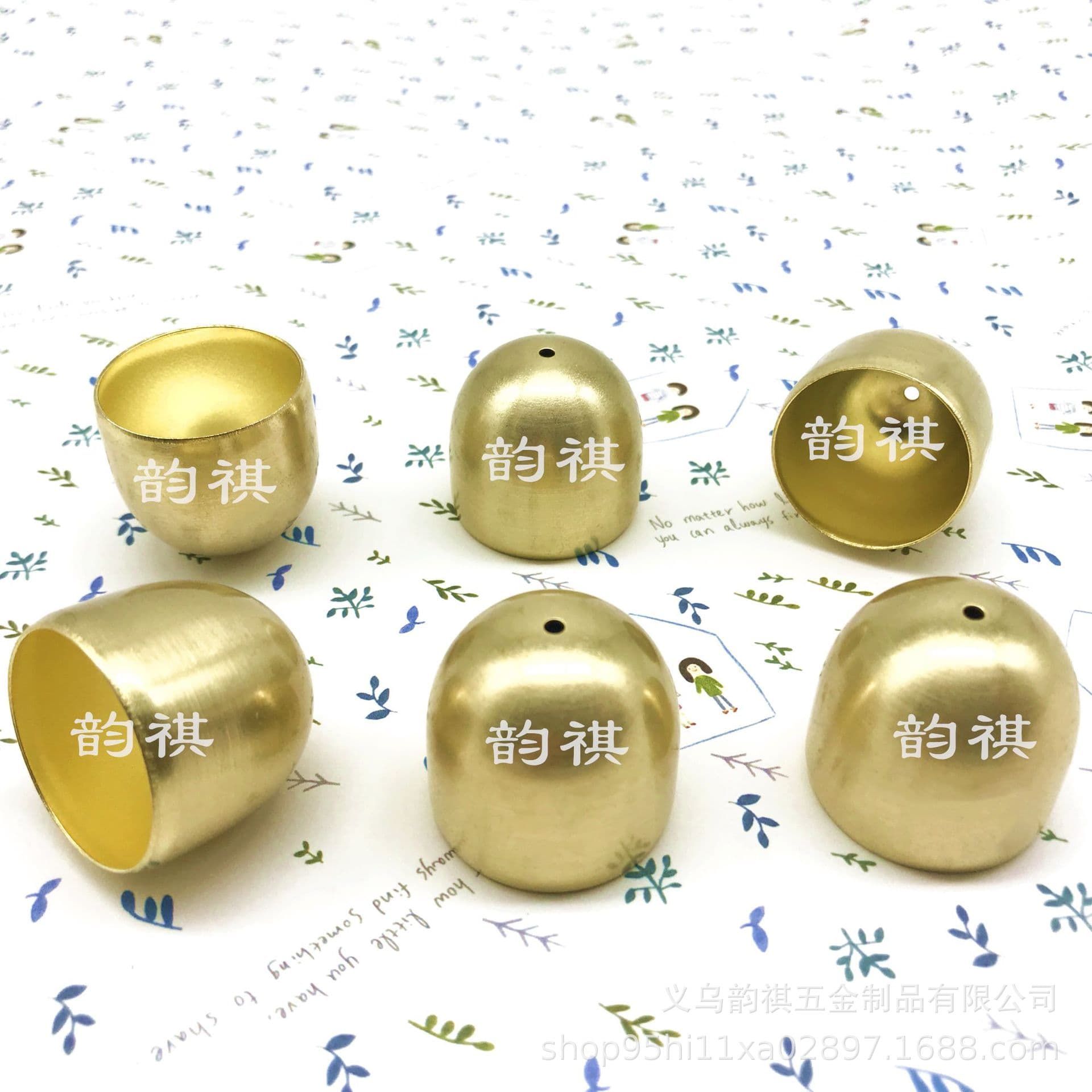 DIY Handmade Wind Chime Accessories, 28mm Alloy Wind Chime Accessories, Cup-shaped Blink Metal Bells, Wind Chime Source Manufacturer