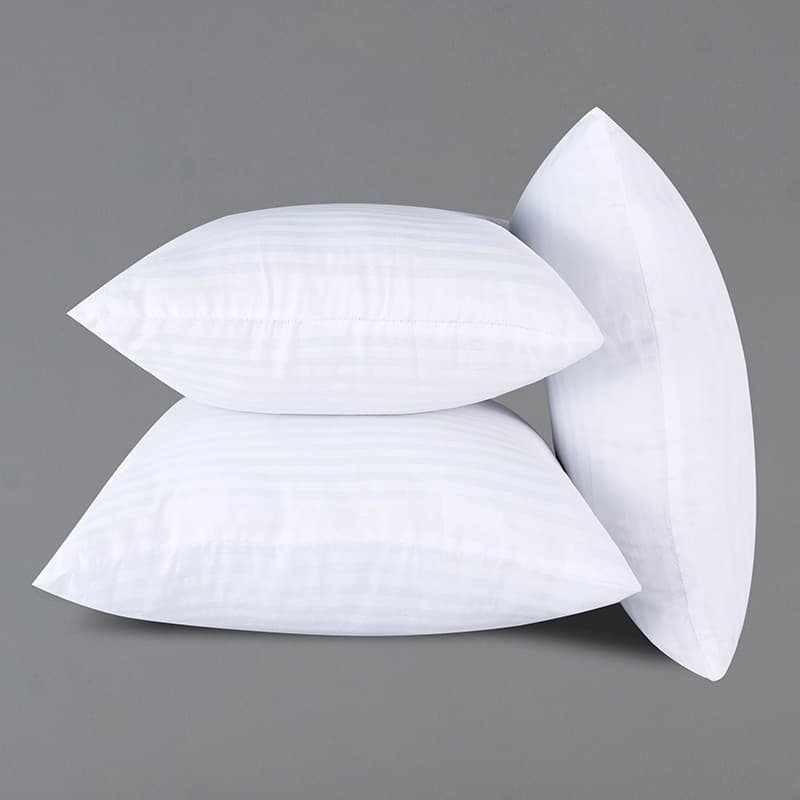 Various Sizes of Non-Woven Pillow Inserts with Striped Polyester Fabric for Lumbar Pillows and Cushions, Suitable for Wholesale in Multiple Sizes