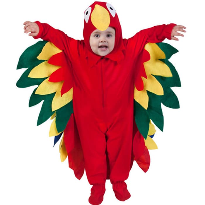Halloween Christmas baby children animal costume COS parrot school activity bird dress up performance costume