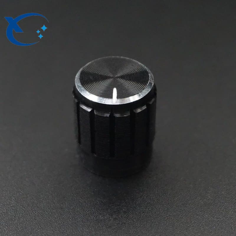 Potentiometer Aluminum Alloy Knob Cap, High Quality, Black, Volume Control Knob for Models 148 and 097