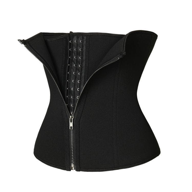 2018 Button-Up Corset Zipper Waist Trainer Palace Shapewear Waist Belt Slimming Belly Band