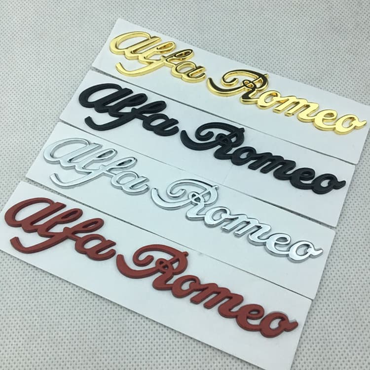 For Alfa Romeo Emblem Alfa Romeo Giulia Stelvio Rear Badge