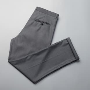 Gray Plus-Size Men's Suit Pants, Big and Tall Business Trousers, Extra Large Professional Attire