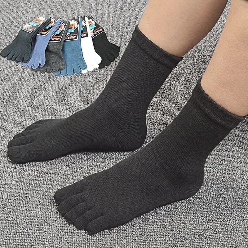 Fingered Socks/Toe Socks Women's Sexy Lace Panties/G-String/Thong Underwear 3-Piece Set Comfortable Breathable Knitted Cotton