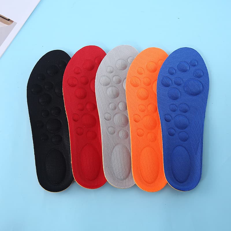 Factory wholesale Kang Yue children's massage corrective sports insoles Koryo cotton shock absorption insoles 1915