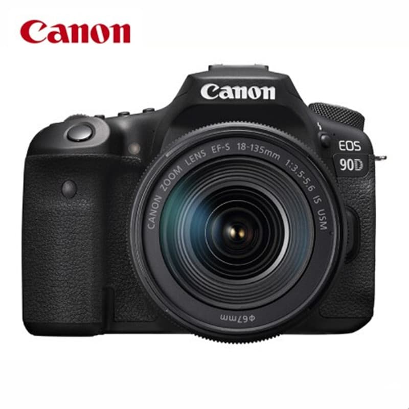 EOS 90D (18-135USM) Kit (Chinese Version) - High-Definition Travel Live Streaming SLR Camera