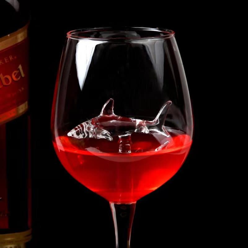 New Creative Shark Wine Glass, High Borosilicate Glass Cocktail Cup, Octopus Cup