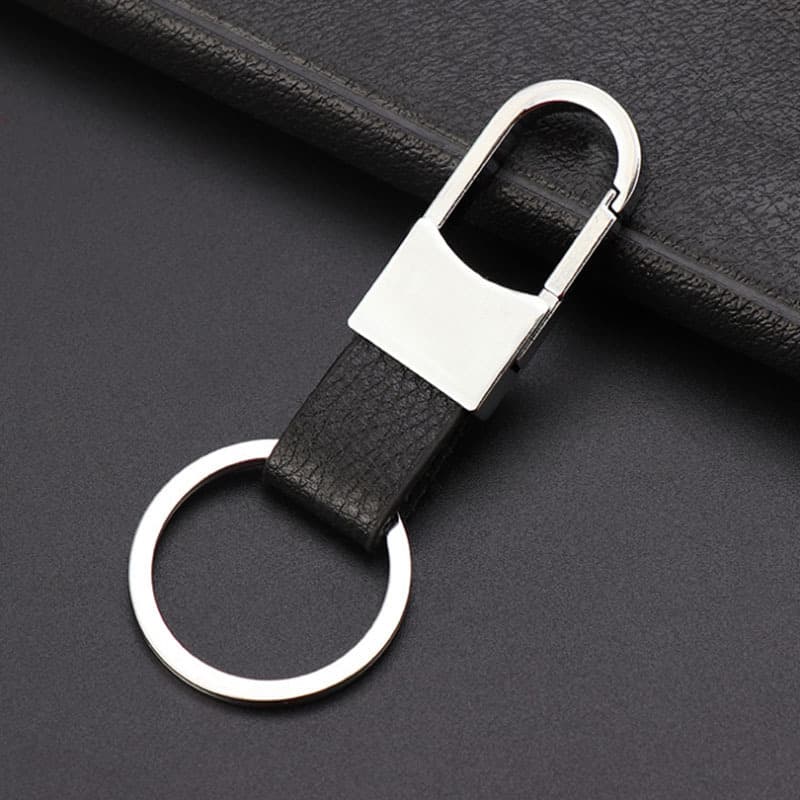 Premium 4S Car Keychain Belt Buckle, Stylish Men's Leather Waist Keychain Pendant Gift