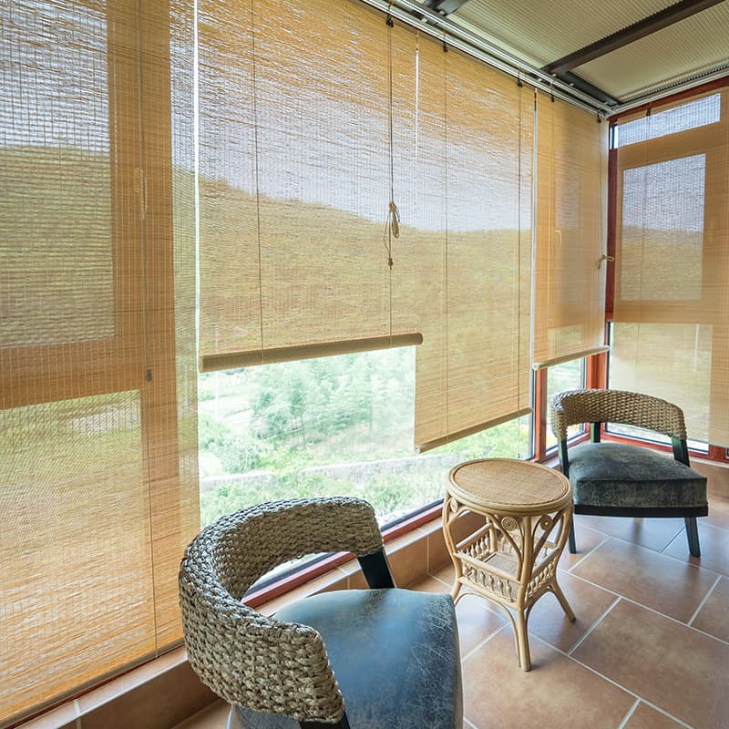 New Chinese-style bamboo window curtains, roll-up blinds for partitions, balconies, tea rooms, study rooms, offices, hotels, and homestays.