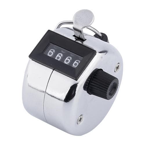 Factory direct sales of four-digit metal counters, manual counting counters for pedestrian flow, mechanical counters.