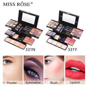 Cross-border Makeup 39-color Matte Eyeshadow Box Makeup Case Contour Palette Makeup Palette Highlighter Blush Powder Box Multifunctional