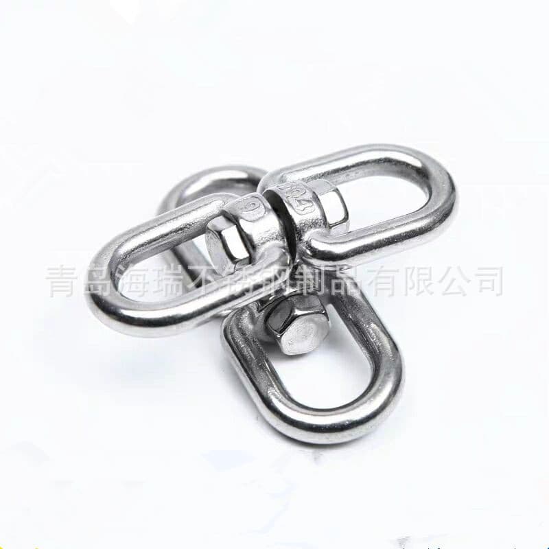 304 Stainless Steel Swivel Ring, Universal Ring, Stainless Steel Figure 8 Ring, Chain Pet Leash Connector Accessories M4-E18