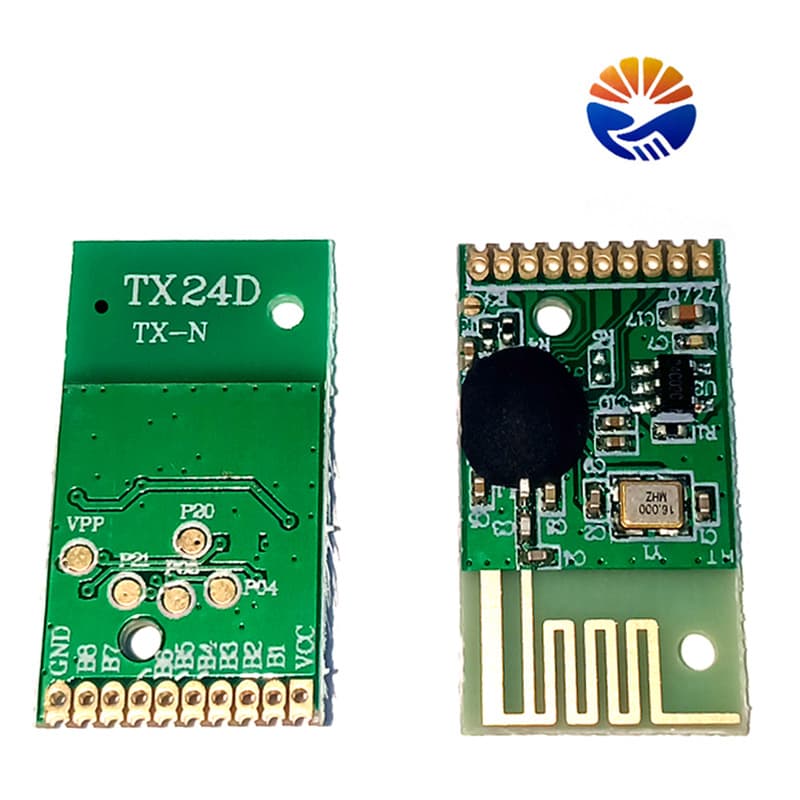 2.4G Wireless Module, Compact Size Low Power JF24D Remote Control Module with Expandable 6-Channel I/O Function