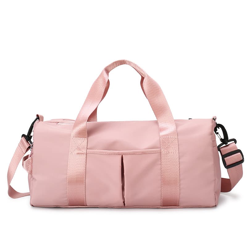 Wholesale shoe position, dry and wet separation, sports female yoga fitness bag, large capacity travel bag, sports training, customizable LOGO