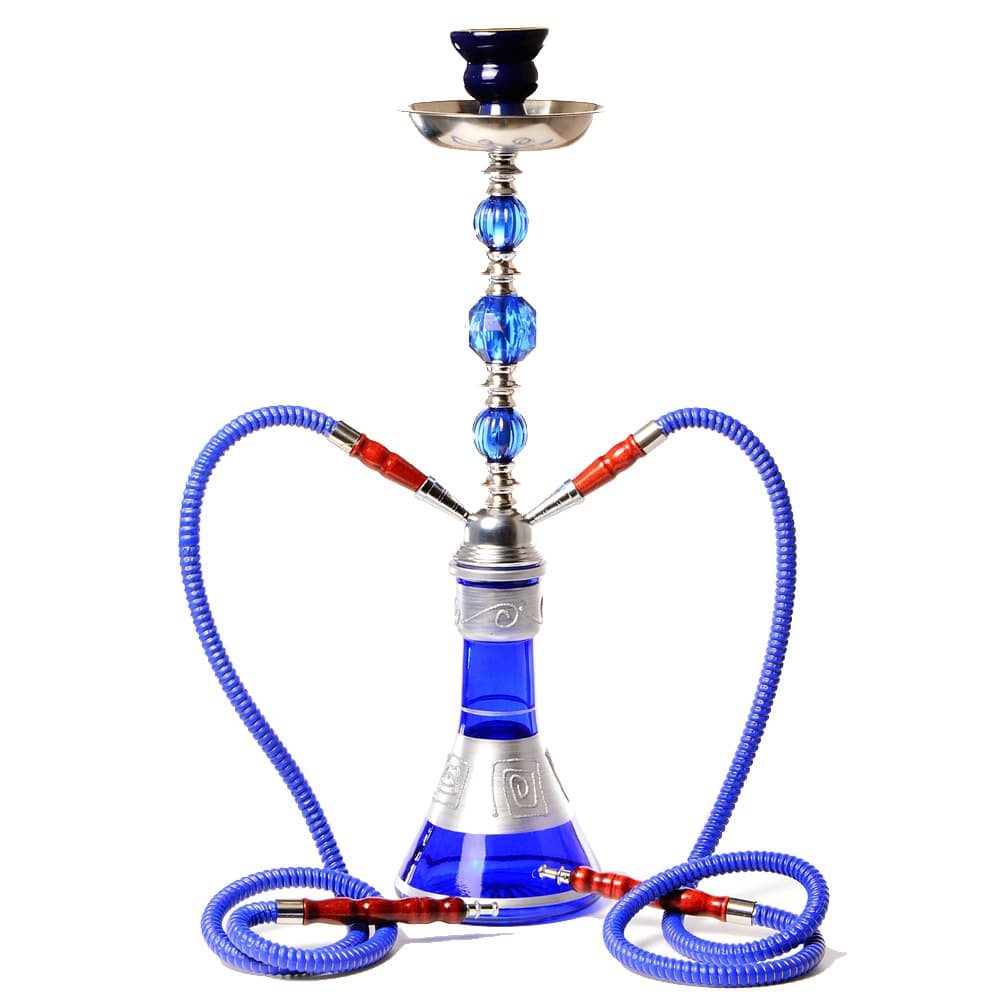 Cross-border Source Double Hose Hookah Set Arabic Glass Hookah for Export Hookah Shisha